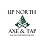 Up North Axe and Tap — venue logo